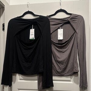 NA-KD Soft Line Twist Tops